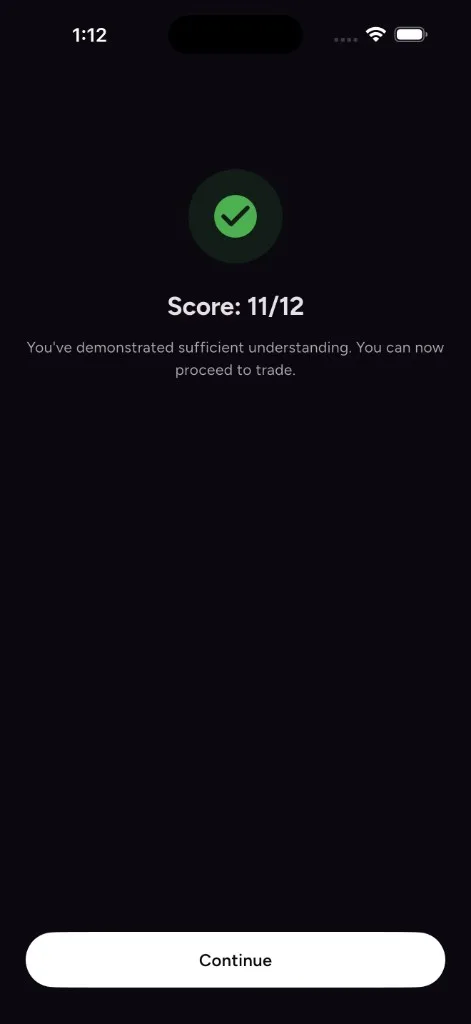 Appropriateness assessment pass screen