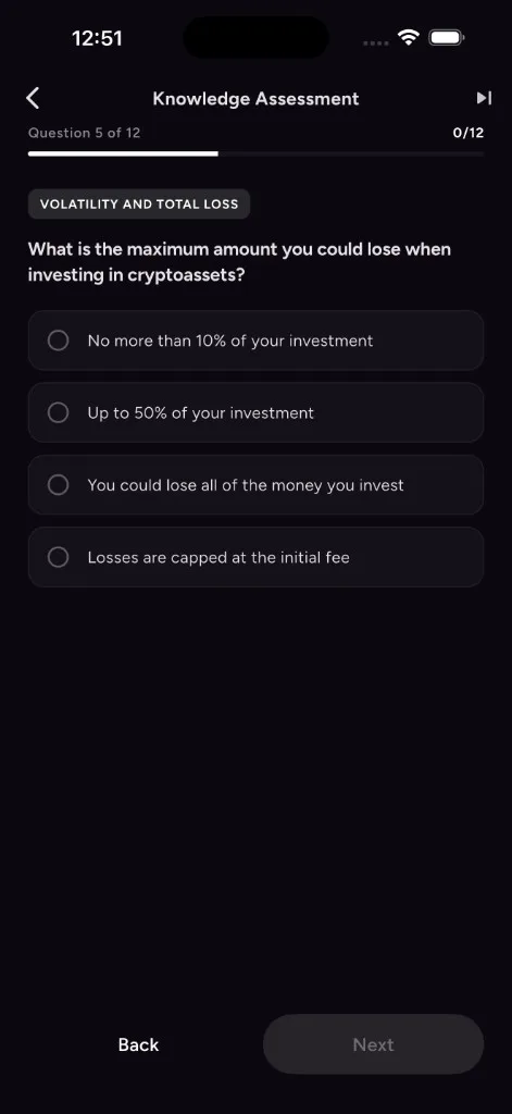 Question 5 — Price volatility