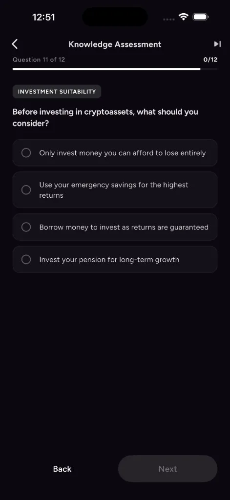 Question 11 — Suitability
