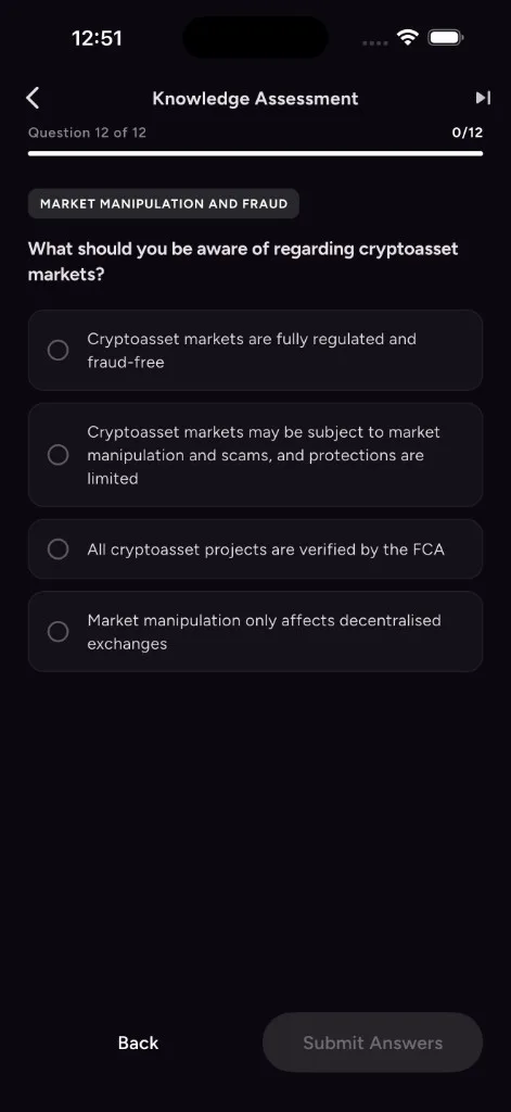 Question 12 — Fraud and scams